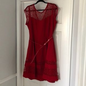 City Chic dress- Red. So L (20)
